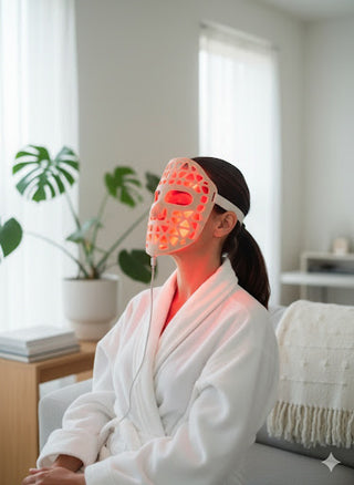 Feather LED  Mask - luminanrg