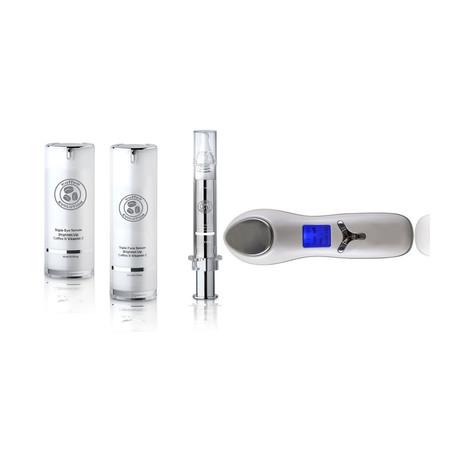 Anti-Aging Brightening Set Plus Non-Surgical Anti-Aging Dual Face & Eye Ultrasonic Infuser - luminanrg